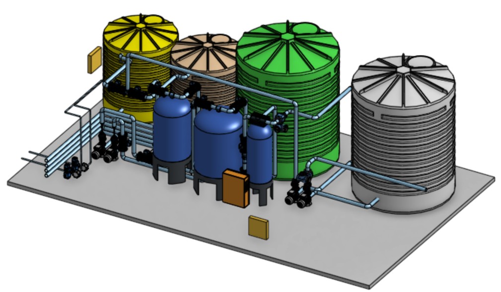 Kayelekera Demin Plant 3D Model